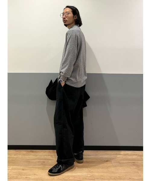 Salt&Pepper（ソルトアンドペッパー）の「【Salt&Pepper】モックネックニット（ニット/セーター・メンズ・グレー/ブラック/オフホワイト・L/XL/M）」の17枚目の写真