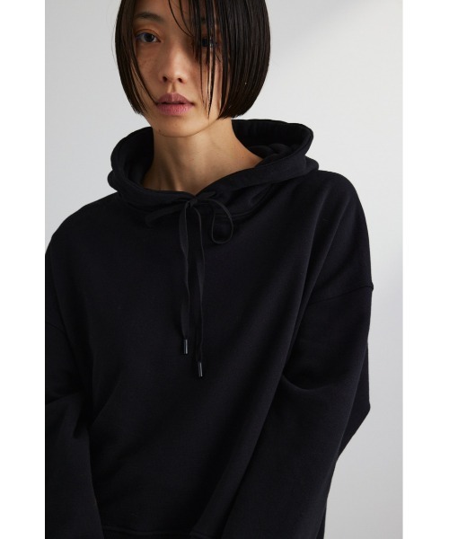 STYLEMIXER（スタイルミキサー）の「ワイドリブスウェットフーディ（スウェット・レディース・ブラック/ホワイト/ダークオレンジ・FREE）」の15枚目の写真