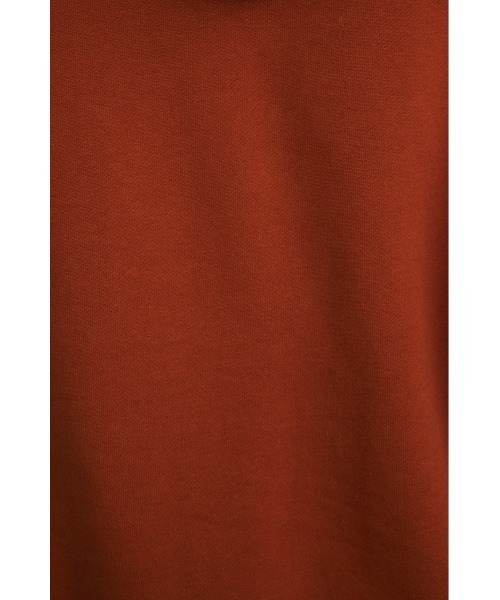 STYLEMIXER（スタイルミキサー）の「ワイドリブスウェットフーディ（スウェット・レディース・ブラック/ホワイト/ダークオレンジ・FREE）」の5枚目の写真