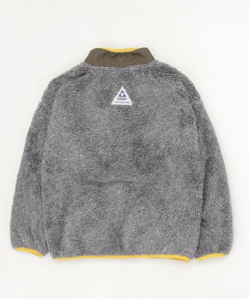 GERRY（ジェリー）の「【30】〔GERRY/ジェリー〕ボアフリース フルジップ スタンドジャケット（ブルゾン・キッズ・ブラック/グレー/カーキ・150/140/130/160）」の18枚目の写真