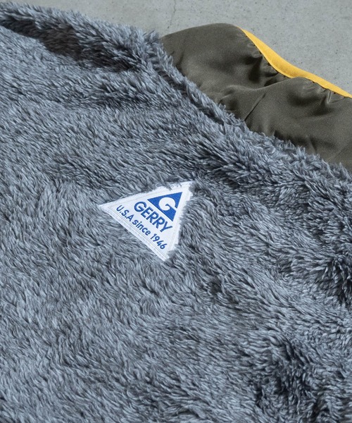 GERRY（ジェリー）の「【30】〔GERRY/ジェリー〕ボアフリース フルジップ スタンドジャケット（ブルゾン・キッズ・ブラック/グレー/カーキ・150/140/130/160）」の9枚目の写真