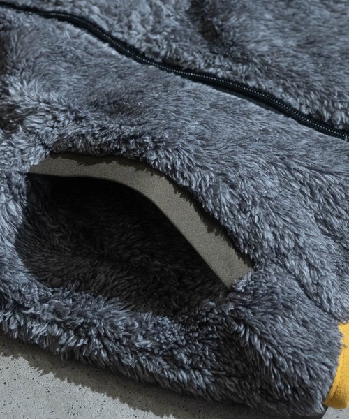 GERRY（ジェリー）の「【30】〔GERRY/ジェリー〕ボアフリース フルジップ スタンドジャケット（ブルゾン・キッズ・ブラック/グレー/カーキ・150/140/130/160）」の13枚目の写真