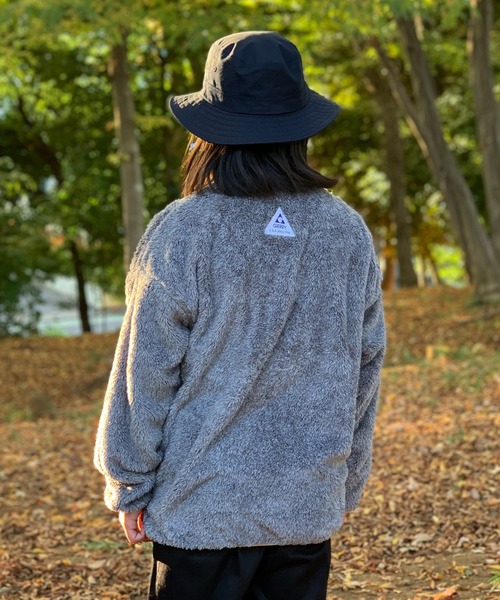 GERRY（ジェリー）の「【30】〔GERRY/ジェリー〕ボアフリース フルジップ スタンドジャケット（ブルゾン・キッズ・ブラック/グレー/カーキ・150/140/130/160）」の20枚目の写真