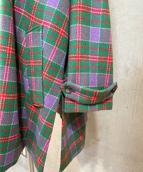 moyan ecri（モヤン エクリ）の「オーバーサイズチェックコート