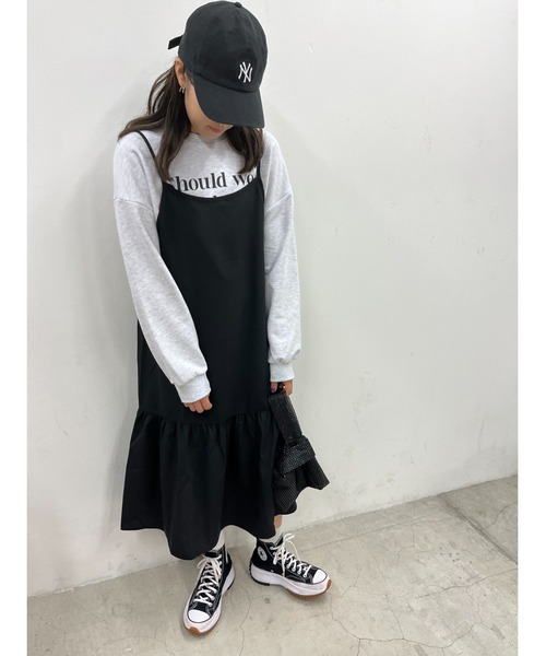 PHILLY(フィリー)の「マーメイドキャミワンピース(ワンピース・レディース・ブラック/レオパード・FREE)」の6枚目の写真