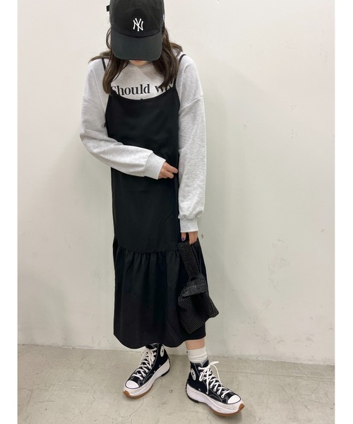 PHILLY(フィリー)の「マーメイドキャミワンピース(ワンピース・レディース・ブラック/レオパード・FREE)」の7枚目の写真