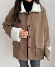 新品　ABITOKYO　異素材ジャケット/ブルゾン kOhAKUポンチ切替デザインブルゾン』
