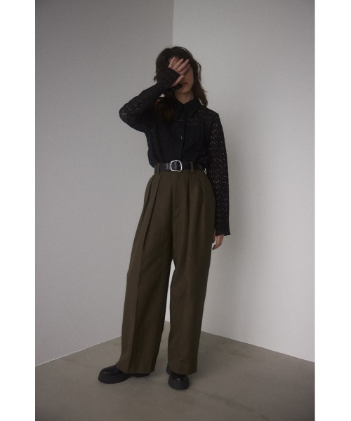 BLACK BY MOUSSY（ブラックバイマウジー）の「lace shirt(レース