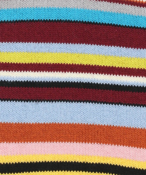 Paul Smith（ポールスミス）の「シグネチャーストライプ ショートソックス / 553611 SN（ソックス/靴下・メンズ・ネイビー/グレー/マルチ・25-27）」の4枚目の写真