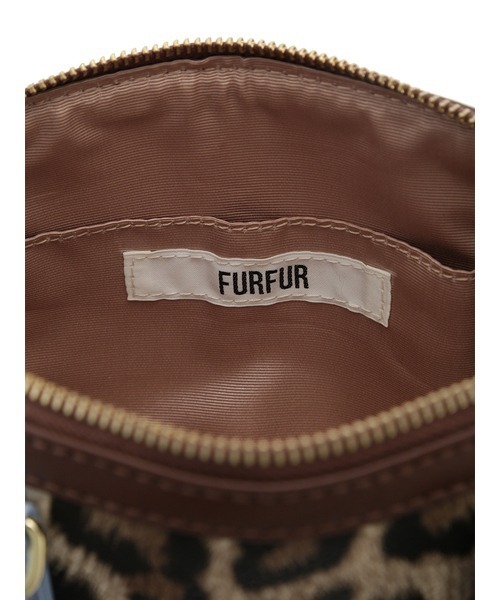 FURFURバイカラーミニボストン FURFUR（ファーファー）の「バイカラーミニボストン（ボストン