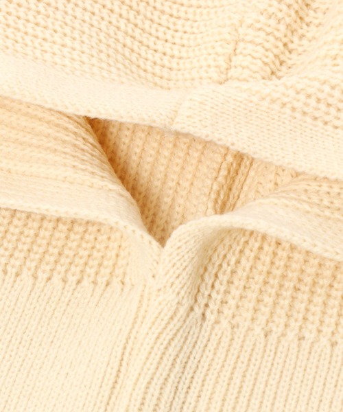 studio CLIP（スタディオクリップ）の「ニットバラクラバ（ストール/ショール・レディース・ブラック/ブラウン/アイボリー・FREE）」の9枚目の写真