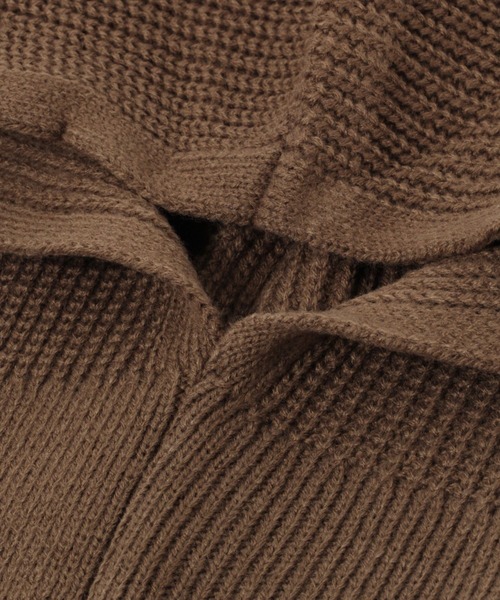 studio CLIP（スタディオクリップ）の「ニットバラクラバ（ストール/ショール・レディース・ブラック/ブラウン/アイボリー・FREE）」の10枚目の写真