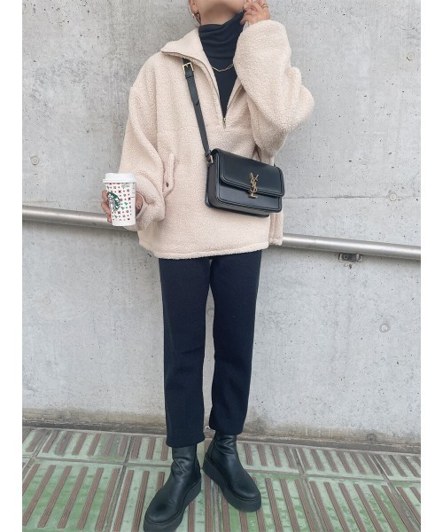 HEILIS（ヘイリス）の「アルパカタッチニットパンツ / ニットパンツ ジョガーパンツ（その他パンツ・レディース・キャメル/ピンク/ブラック・FREE）」の16枚目の写真