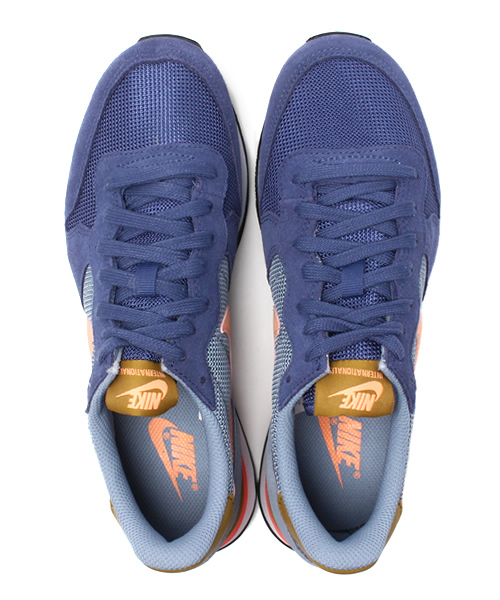 NIKE(ナイキ)の「ウィメンズ ナイキ インターナショナリスト WMNS NIKE INTERNATIONALIST 629684-404(スニーカー・レディース・ブルー・24.5cm/23.5cm/23cm/24cm)」の10枚目の写真