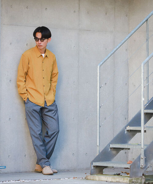 BEAMS（ビームス）の「BEAMS / Reflax（R）ミニレギュラー ルーズシャツ（シャツ/ブラウス・メンズ・オリーブ/ベージュ/イエロー・S/M/L/XL）」の6枚目の写真