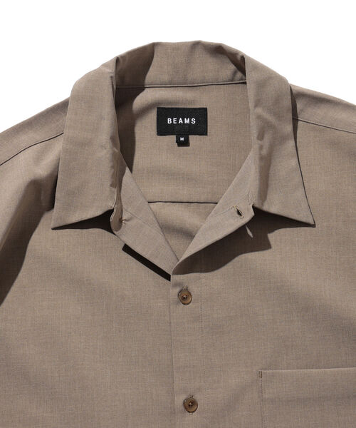 BEAMS（ビームス）の「BEAMS / Reflax（R）ミニレギュラー ルーズシャツ（シャツ/ブラウス・メンズ・オリーブ/ベージュ/イエロー・S/M/L/XL）」の14枚目の写真