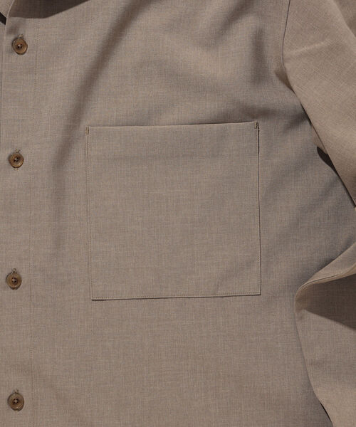 BEAMS（ビームス）の「BEAMS / Reflax（R）ミニレギュラー ルーズシャツ（シャツ/ブラウス・メンズ・オリーブ/ベージュ/イエロー・S/M/L/XL）」の16枚目の写真