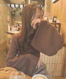 フレアスリーブニット／【WEB/EC限定商品】