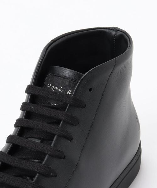 agnes b.（アニエスベー）の「CU01 SNEAKER レザー ハイカット