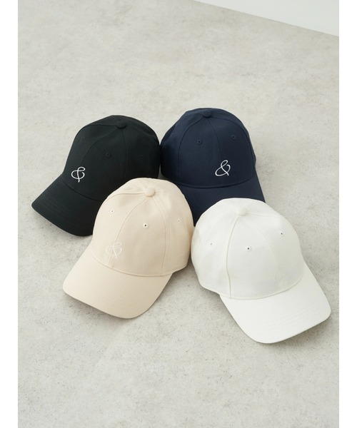 earth music&ecology（アースミュージックアンドエコロジー）の「エンブロイダリーキャップ（キャップ・レディース・ネイビー/アイボリー/ブラック/ライトベージュ・FREE）」の6枚目の写真