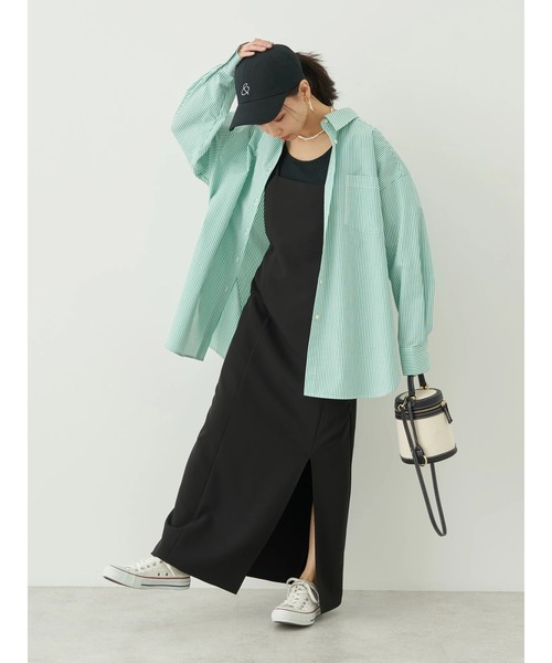 earth music&ecology（アースミュージックアンドエコロジー）の「エンブロイダリーキャップ（キャップ・レディース・ネイビー/アイボリー/ブラック/ライトベージュ・FREE）」の11枚目の写真