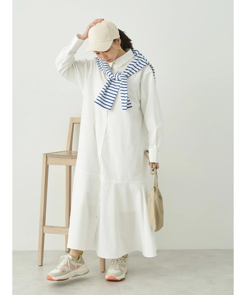 earth music&ecology（アースミュージックアンドエコロジー）の「エンブロイダリーキャップ（キャップ・レディース・ネイビー/アイボリー/ブラック/ライトベージュ・FREE）」の13枚目の写真