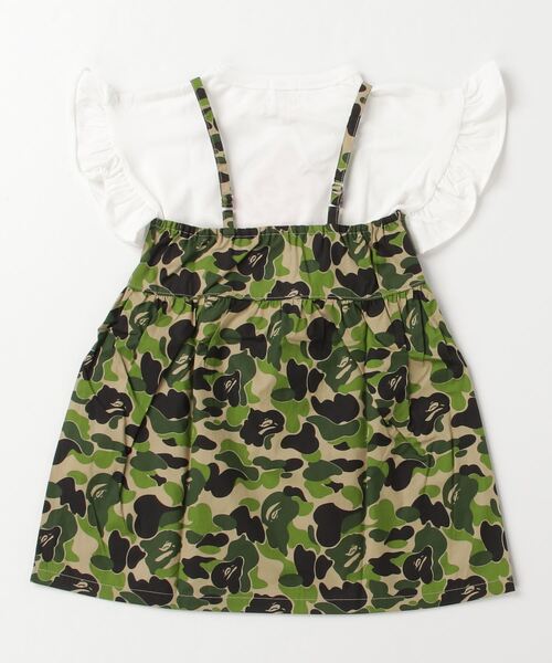 A BATHING APE 迷彩柄ミニワンピース 半袖 A BATHING APE（アベイシングエイプ）の「1ST CAMO BODYCON TEE