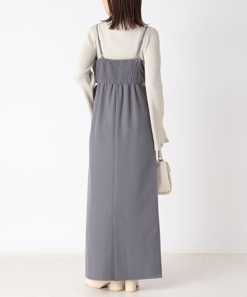 Heather（ヘザー）の「カットアウトキャミワンピース 183746