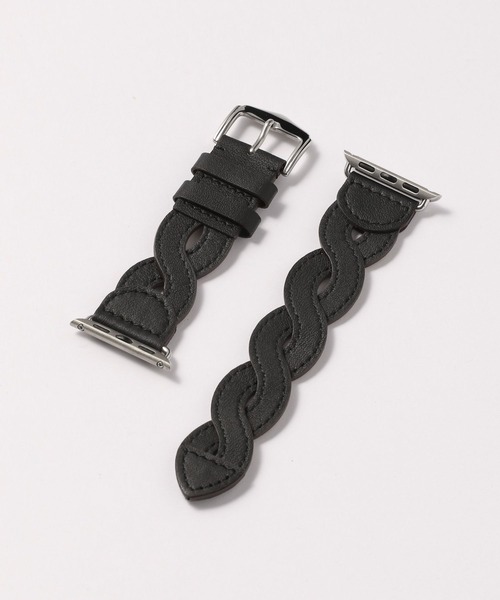 zandy（ズィーアンドワイ）の「【zandy/ズィー・アンド・ワイ】アップルウォッチニッティングレザーベルト（デジタル腕時計・メンズ・ライトブルー/ブラック/ブラウン/ピンク・SMALL/MEDIUM）」の10枚目の写真