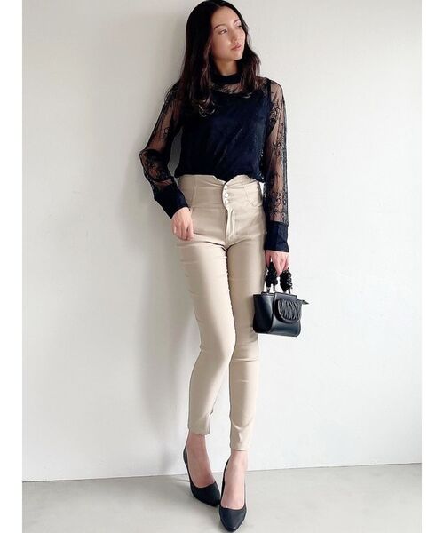 RESEXXY(リゼクシー)の「キャミセットレースシャツブラウス(シャツ/ブラウス・レディース・ブルー/ブラック/ホワイト・FREE)」の12枚目の写真