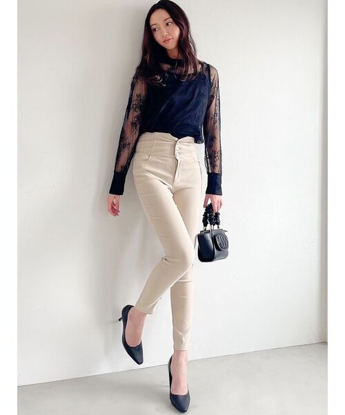 RESEXXY(リゼクシー)の「キャミセットレースシャツブラウス(シャツ/ブラウス・レディース・ブルー/ブラック/ホワイト・FREE)」の13枚目の写真