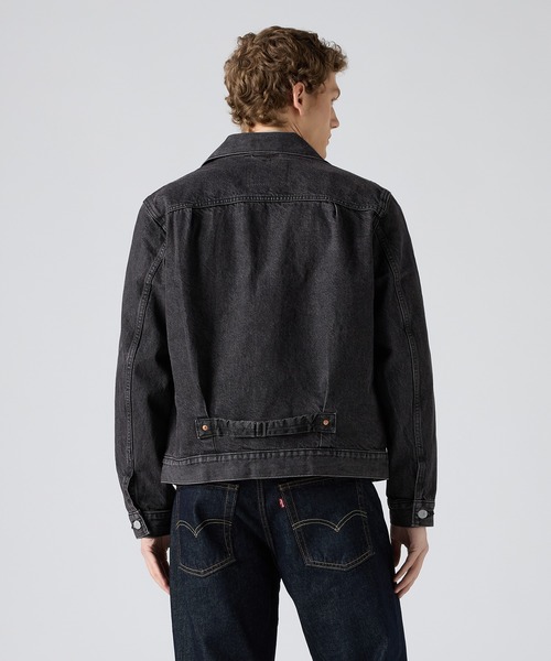 Levi's/リーバイス TYPE I デニムジャケット ブラック STONEWASH