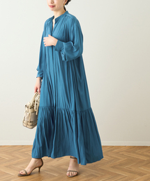 journal standard L'essage | ローグストライプ/デシンマキシティアードワンピース(ワンピース)