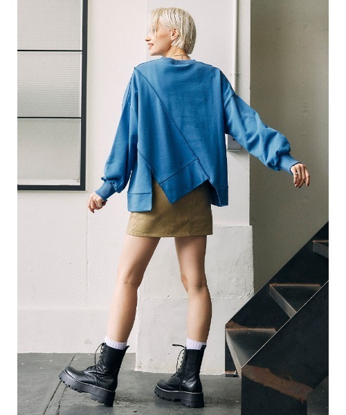 ENVYM(アンビー)の「ヘムカットデザインPO(Tシャツ/カットソー・レディース・ホワイト/ブルー/ブラック・FREE)」の20枚目の写真
