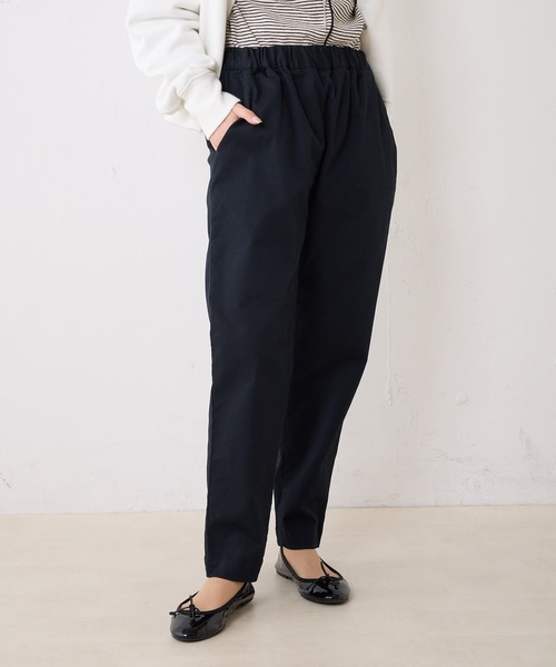 PUAL CE CIN（ピュアルセシン）の「チノストレッチスリムパンツ（チノパンツ・レディース・オフホワイト/ブラック/カーキ/ブルー・FREE）」の7枚目の写真