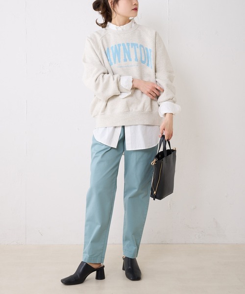 PUAL CE CIN（ピュアルセシン）の「チノストレッチスリムパンツ（チノパンツ・レディース・オフホワイト/ブラック/カーキ/ブルー・FREE）」の17枚目の写真