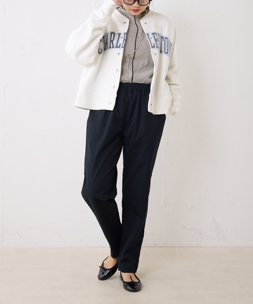 PUAL CE CIN（ピュアルセシン）の「チノストレッチスリムパンツ（チノパンツ・レディース・オフホワイト/ブラック/カーキ/ブルー・FREE）」の18枚目の写真