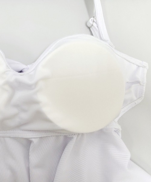 レディース水着 バックリボンビスチェビキニ+ショートパンツ .3点  