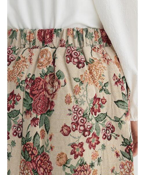 Furryrate（ファーリーレート）の「・furry rate ゴブランスカート（スカート・レディース・レッド/ベージュ・FREE）」の5枚目の写真