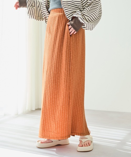 Crisp(クリスプ)の「ナローカットスカート(スカート・レディース・オレンジ/アイボリー・FREE)」の16枚目の写真