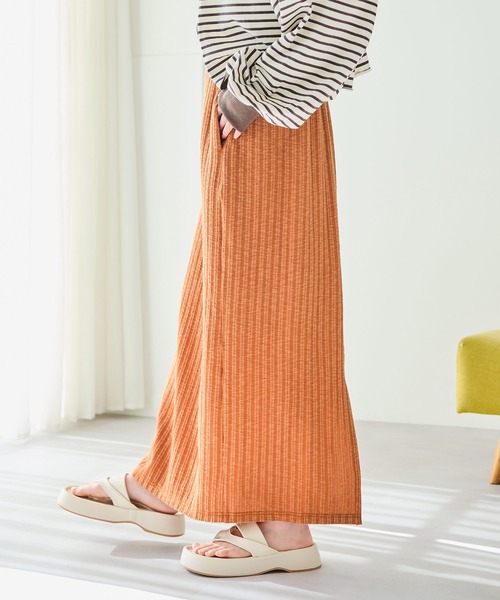 Crisp(クリスプ)の「ナローカットスカート(スカート・レディース・オレンジ/アイボリー・FREE)」の18枚目の写真