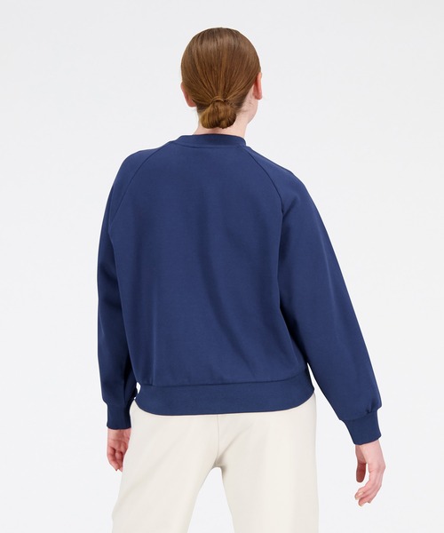 NEW BALANCE（ニューバランス）の「NB Athletics Icono スウェットクルー（スウェット・レディース・ネイビー/レッド/アイボリー・SMALL/MEDIUM/LARGE/X-LARGE）」の8枚目の写真