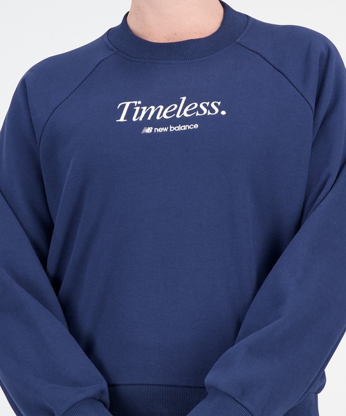 NEW BALANCE（ニューバランス）の「NB Athletics Icono スウェットクルー（スウェット・レディース・ネイビー/レッド/アイボリー・SMALL/MEDIUM/LARGE/X-LARGE）」の11枚目の写真