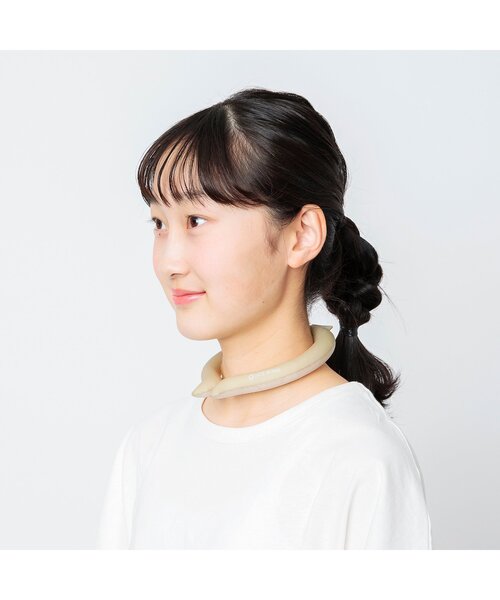 BREEZE（ブリーズ）の「ICE RING（Mサイズ）_オトナ（アウトドアグッズ・レディース・チャコール/ライトグレー/カーキ/サックスブルー/ベージュ/ピンク・MEDIUM）」の18枚目の写真