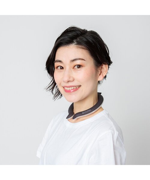 BREEZE（ブリーズ）の「ICE RING（Mサイズ）_オトナ（アウトドアグッズ・レディース・チャコール/ライトグレー/カーキ/サックスブルー/ベージュ/ピンク・MEDIUM）」の19枚目の写真