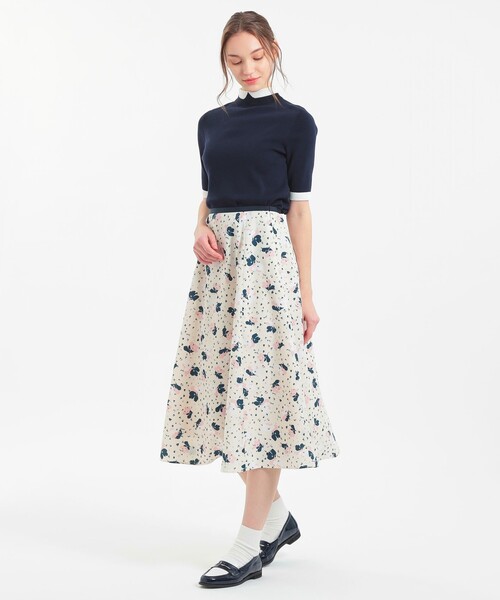 MACKINTOSH PHILOSOPHY(マッキントッシュ フィロソフィー)の「Cleric Collar Knit プルオーバー(ニット/セーター・レディース・ダークネイビー/ブラック/グレー系その他/グリーン系その他4・38)」の8枚目の写真