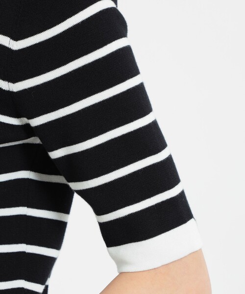 MACKINTOSH PHILOSOPHY(マッキントッシュ フィロソフィー)の「Cleric Collar Knit プルオーバー(ニット/セーター・レディース・ダークネイビー/ブラック/グレー系その他/グリーン系その他4・38)」の14枚目の写真