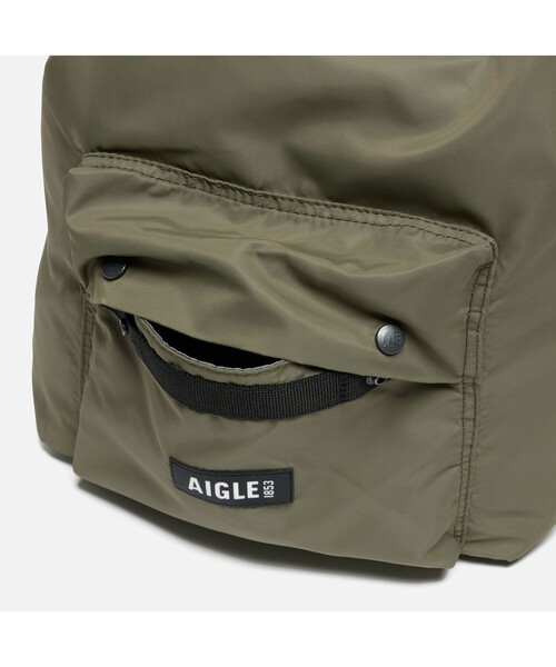 AIGLE（エーグル）の「ナイロンショルダーバッグ（ショルダーバッグ・レディース・モスグリーン/ブラック・FREE）」の10枚目の写真