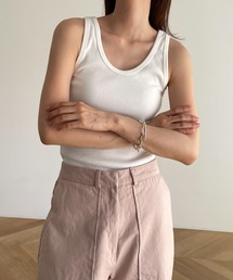 CANAL JEAN | El mar(エルマール) 2WAYラウンドネックタンクトップ(タンクトップ)