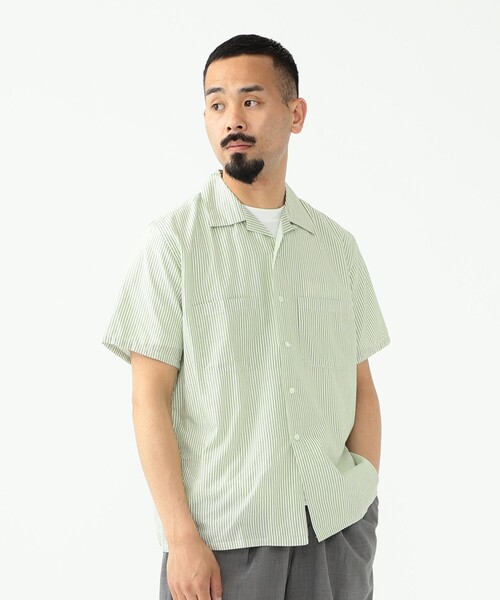 BEAMS PLUS 日本製　コットン　オープンカラーシャツ おすすめのクラシックな1着。｜BEAMS PLUS（ビームス プラス